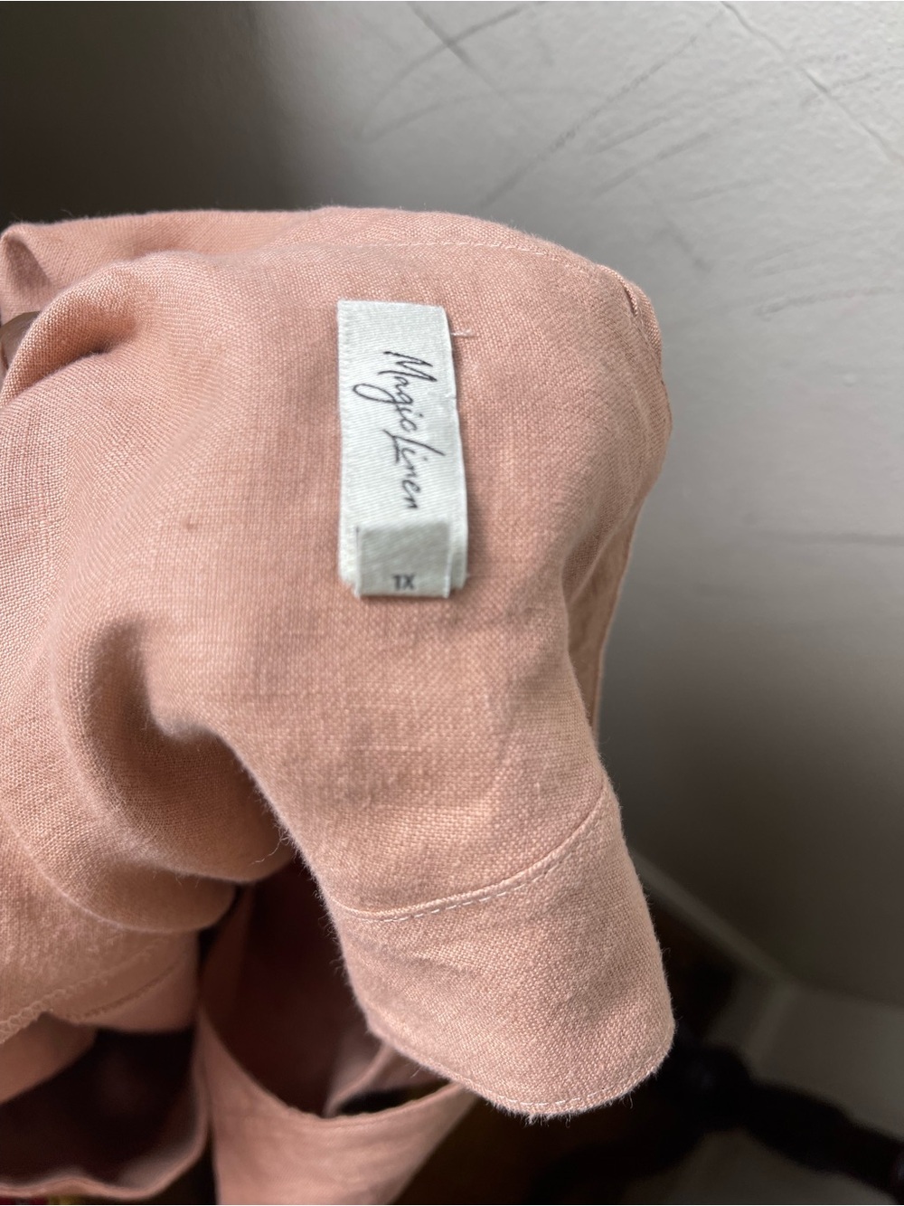 MAGIC LINEN PINAFORE LINEN DRESS - Picture 7 of 8